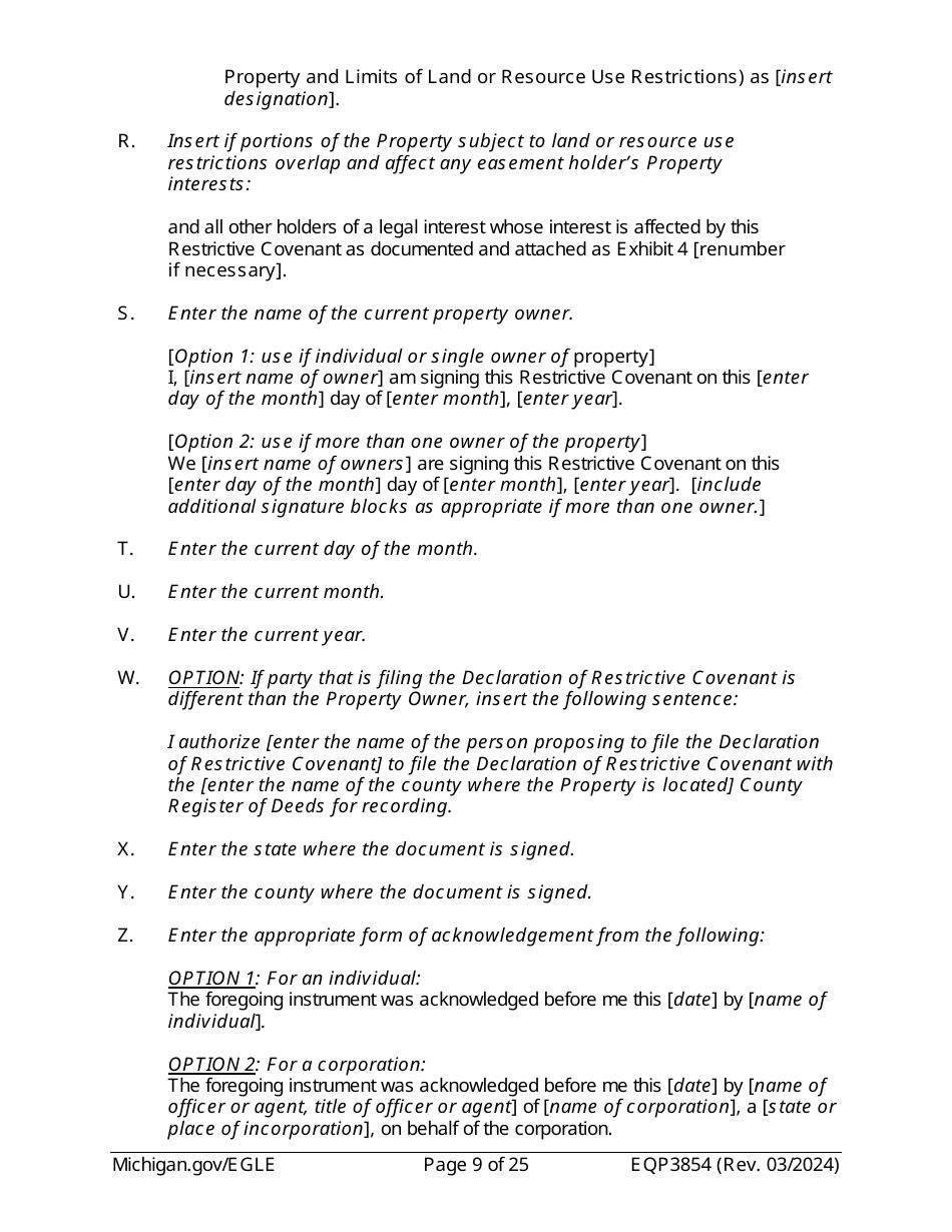 Form Eqp3854 Download Printable Pdf Or Fill Online Declaration Of 