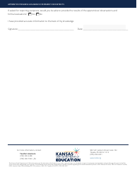 Apprentice Progress Assurance Statement for Districts - Kansas, Page 2