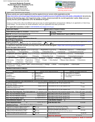 Vermont Wetlands Program Permit Application Database Form - Multiple Wetlands - Vermont