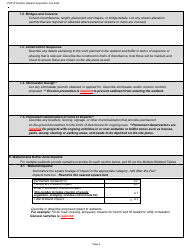 Vermont Wetlands Program Permit Application Database Form - Multiple Wetlands - Vermont, Page 4