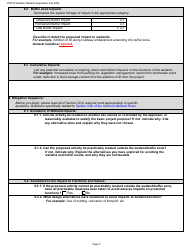 Vermont Wetlands Program Permit Application Database Form - Multiple Wetlands - Vermont, Page 5