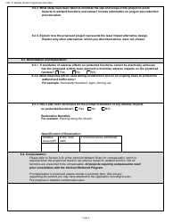 Vermont Wetlands Program Permit Application Database Form - Multiple Wetlands - Vermont, Page 6