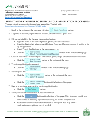 Vermont Wetlands Program Permit Application Database Form - Multiple Wetlands - Vermont, Page 9