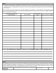 Form MO375-0096 Organizational Credit Business Entity Application - Missouri, Page 2