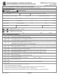 Document preview: Form MO375-1122 Application/Renewal for Public Adjuster Solicitor - Missouri