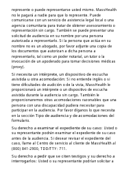 Formulario FHR-1-ES-LP Formulario De Solicitud De Audiencia Imparcial - Letra Grande - Massachusetts (Spanish), Page 7