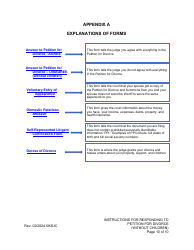Instructions for Responding to a Petition for Divorce - Without Children - Kansas, Page 10