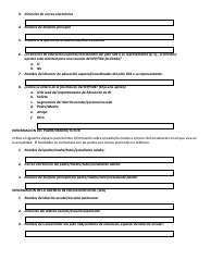 Formulario De Solicitud De Facilitacion Del Iep/504 - Rhode Island (Spanish), Page 2