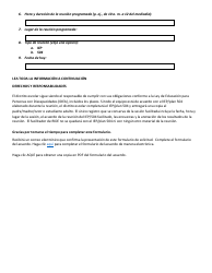 Formulario De Solicitud De Facilitacion Del Iep/504 - Rhode Island (Spanish), Page 4