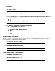 Iep/504 Facilitation Request Form - Rhode Island, Page 2