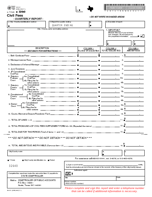 Form 40-141  Printable Pdf