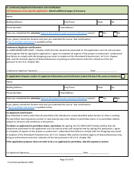 Shoreland Protection Individual Permit Application - Vermont, Page 12