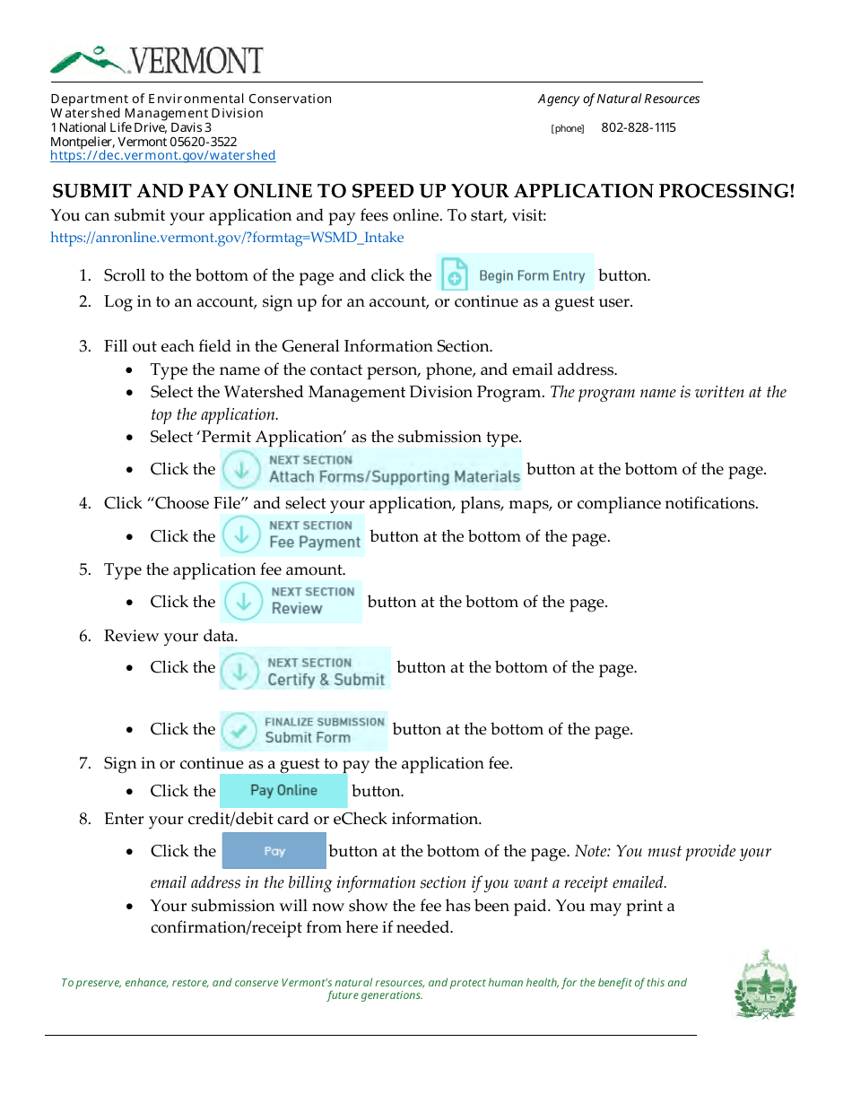 Shoreland Protection Individual Permit Application - Vermont, Page 14