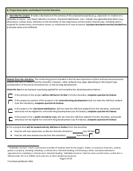 Shoreland Protection Individual Permit Application - Vermont, Page 5