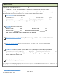 Shoreland Protection Individual Permit Application - Vermont, Page 7