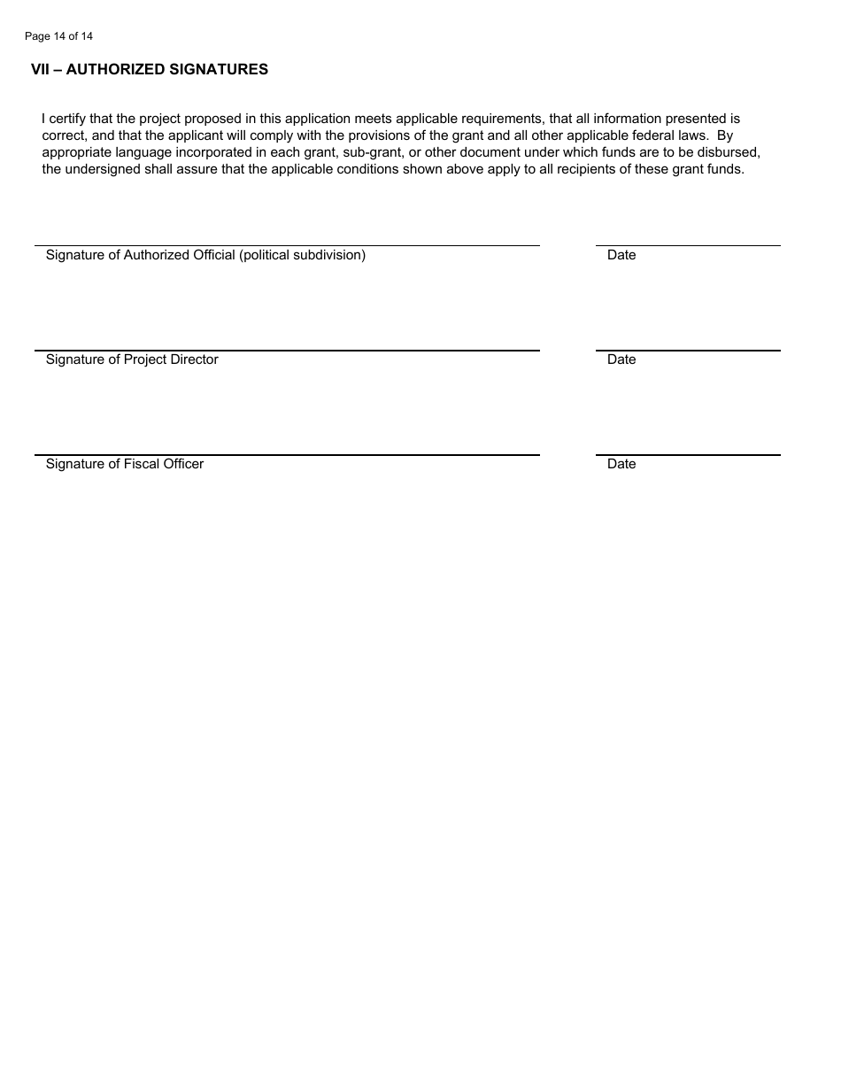 Law Enforcement Staffing Grant Program - North Dakota, Page 14