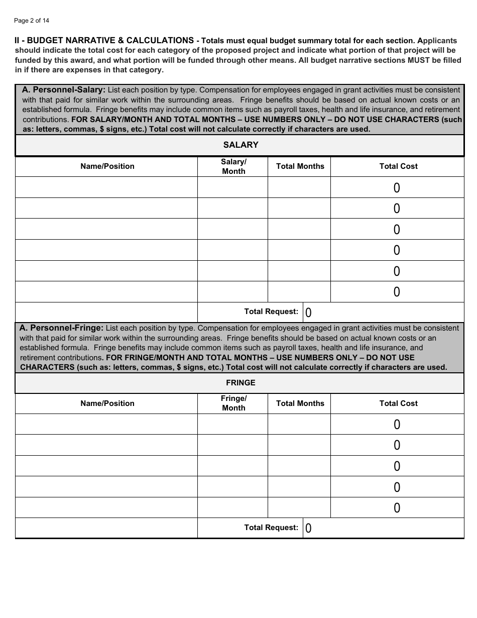 Law Enforcement Staffing Grant Program - North Dakota, Page 2