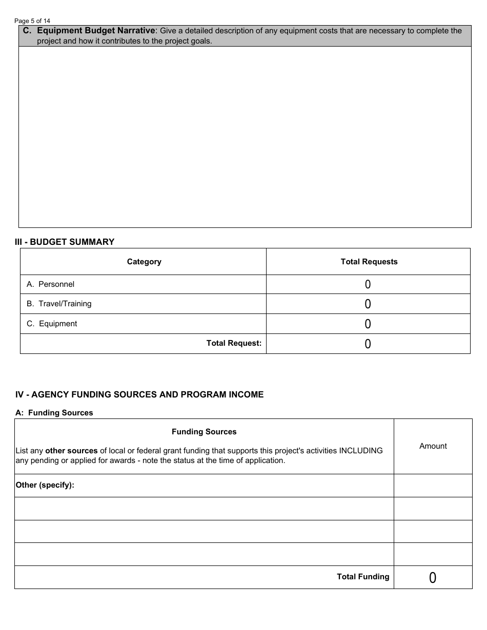 Law Enforcement Staffing Grant Program - North Dakota, Page 5