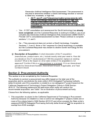 Instructions for Form SIMM71B Certification of Compliance With It Policies Template - California, Page 4
