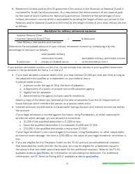 Instructions for Form SC1040 Individual Income Tax Return - South Carolina, Page 15