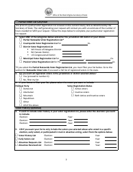 Request for Voter Registration Data Services - West Virginia, Page 3