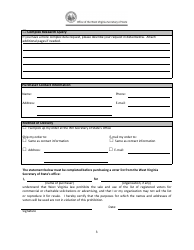 Request for Voter Registration Data Services - West Virginia, Page 4