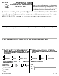 Document preview: NRC Form 782 Complaint Form