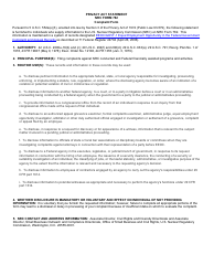 NRC Form 782 Complaint Form, Page 6