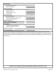 FEMA Form FF-104-FY-22-231 Proof of Loss, Page 2