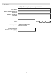 Form A Notice of Intention to Proceed With a Financial Application to Which the Standard Procedure Applies - United Kingdom, Page 13