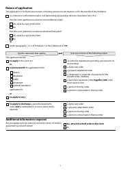 Form A Notice of Intention to Proceed With a Financial Application to Which the Standard Procedure Applies - United Kingdom, Page 2