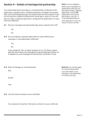 Application for a Divorce or Dissolution (Ending a Civil Partnership) - United Kingdom, Page 10