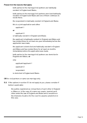Application for a Divorce or Dissolution (Ending a Civil Partnership) - United Kingdom, Page 13