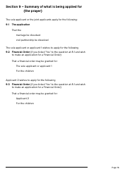 Application for a Divorce or Dissolution (Ending a Civil Partnership) - United Kingdom, Page 16