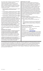 Forme 0300F Affidavit Sur Le Remboursement DES Droits De Cession Immobiliere De L&#039;ontario Pour Les Accedants a La Propriete Qui Achetent Un Logement Reconnu - Ontario, Canada (French), Page 3