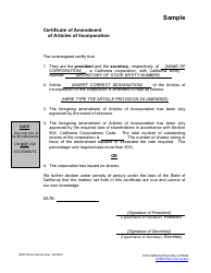 Amendment of California Stock Corporations - California, Page 4