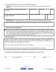 Form SI-100 Statement of Information (California Nonprofit, Credit Union and General Cooperative Corporations) - California, Page 3