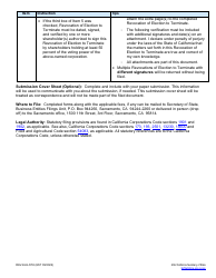 Form REV-ELE-STK Revocation of Election to Terminate - Stock Corporations - California, Page 4