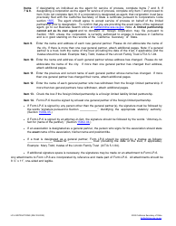 Form LP-6 Foreign Limited Partnership Amendment to Application for Registration - California, Page 3