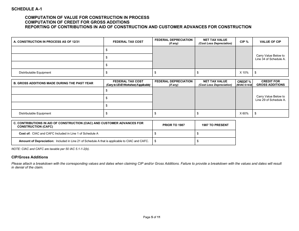 State Form 40408 (U.D. Form 45) Annual Report - Indiana, Page 5