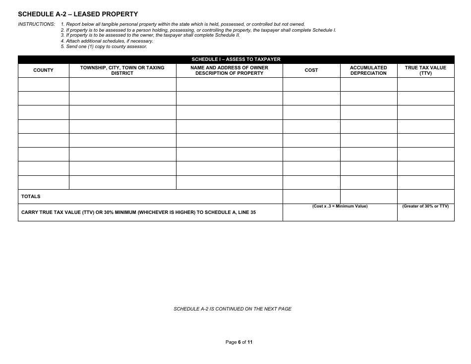 State Form 40408 (U.D. Form 45) Annual Report - Indiana, Page 6