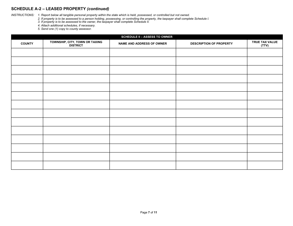 State Form 40408 (U.D. Form 45) Annual Report - Indiana, Page 7