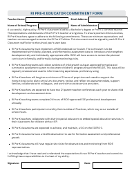 Additional Budget Sheets for Multi-Classroom Applications - Rhode Island, Page 7