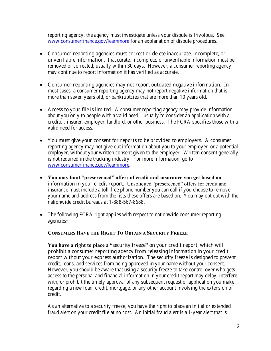 State Form 51334 Applicant Disclosure and Release for Consumer and Investigative Consumer Reports - Indiana, Page 3