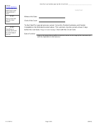 Form E-S3507.3 Eviction Summons - Illinois, Page 3