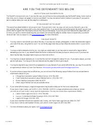 Form E-S3507.3 Eviction Summons - Illinois, Page 4