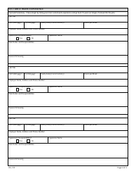 Form DS-174 Employment Application for Locally Employed Staff or Family Member, Page 2