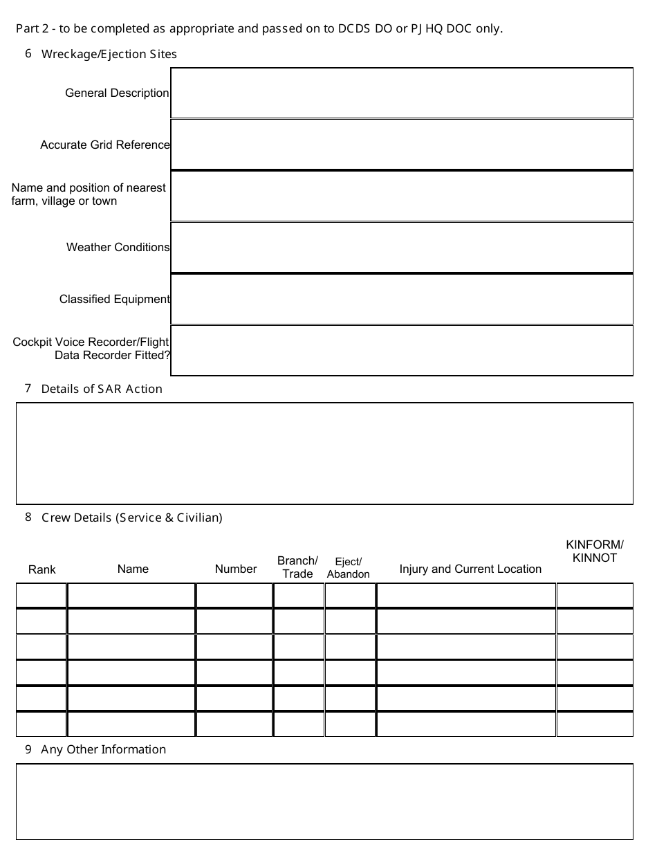 Significant Occurrence Notification - United Kingdom, Page 3