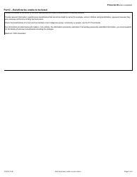 Form T3 Schedule 15 Beneficial Ownership Information of a Trust - Canada, Page 2