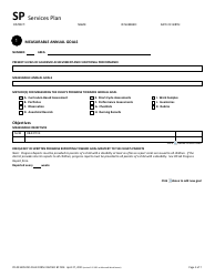 Form PR-09 Services Plan - Ohio, Page 2